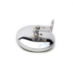 5" Convex Hd Abs Chrome Center Mount