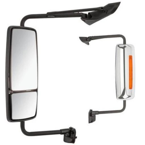 Velvac 400-Flat Glass Kit, Rh/Lh, Blk 1 400-Flat Glass Kit, Rh/Lh, Blk