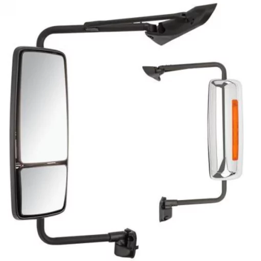 Velvac 400-Flat Glass Kit, Htd, Rh/Lh, Blk 1 400-Flat Glass Kit, Htd, Rh/Lh, Blk