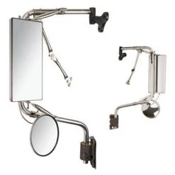 438 Flt Gls Mirr Hd, Htd/Ltd, Rh, Ss