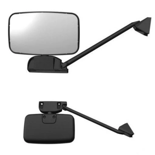 Velvac 412-Convex Mirr W/Arm, Rh, Black 1 412-Convex Mirr W/Arm, Rh, Black