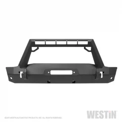 WJ2 Stubby Front Bumper w/LED Light Bar Mount