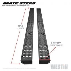 Westin Grate Steps Running Boards 7 Grate Steps Running Boards