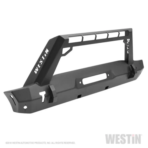 WJ2 Stubby Front Bumper w/LED Light Bar Mount