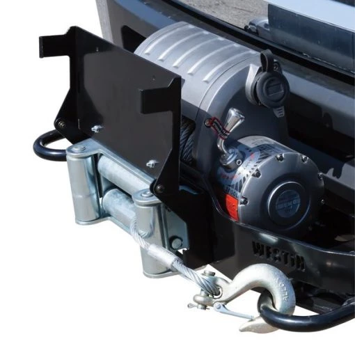 Winch Mount License Plate Re-locator