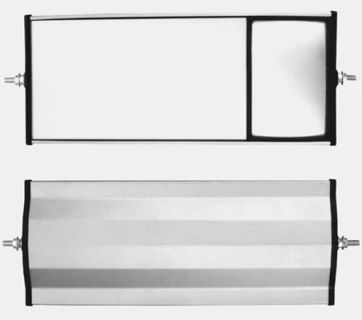 Aluminum Split Glass Mirror