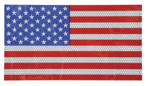 American Flag Decal, Reflect, 14×7.75