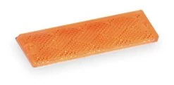 Grote Reflector, Mini, Stick-On, Yellow, Rectangle