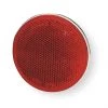 Grote Reflector, Sealed, Stick-On, Red, Dia 3 In