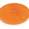 Grote Reflector, Screw-On, Yellow, Dia 2 1/2 In