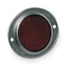 Grote Reflector, Armored, Red, Dia 4 11/16 In