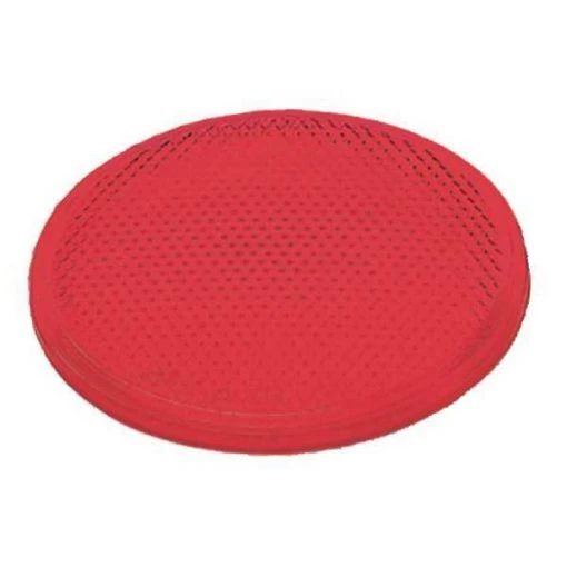 Reflector, Stick-On, Red, Round, Dia 2 In
