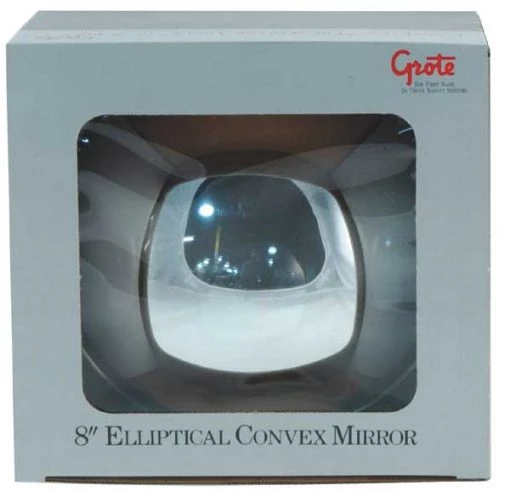 Elliptical Mirror, 8-3/4 In, Convex
