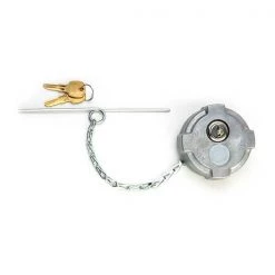 Velvac Fuel Cap, Nonvented, Lock, 8 per In Thread