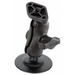 Ram Mounting Systems Mount, Short, Flexible, Adhesive Base, Black