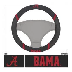 Steering Wheel Cover, Alabama, 15"x15"