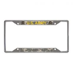 Fanmats Army License Plate Frame, 6.25"x12.25"