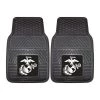 Fanmats Marines Vinyl Car Mats, 2Pc, 17"x27", PK2