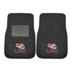 LSU Embroidered Car Mats, 2Pc, 18"x27", PK2