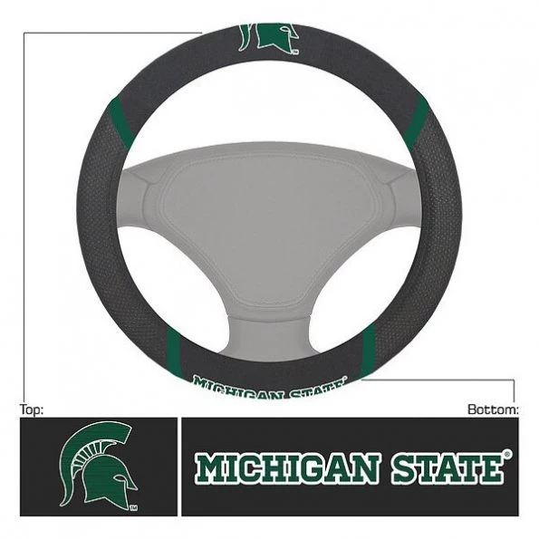 Michigan State Steering Wheel Cover