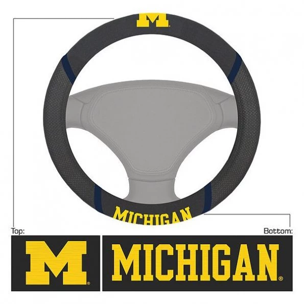 Michigan Steering Wheel Cover, 15"x15"