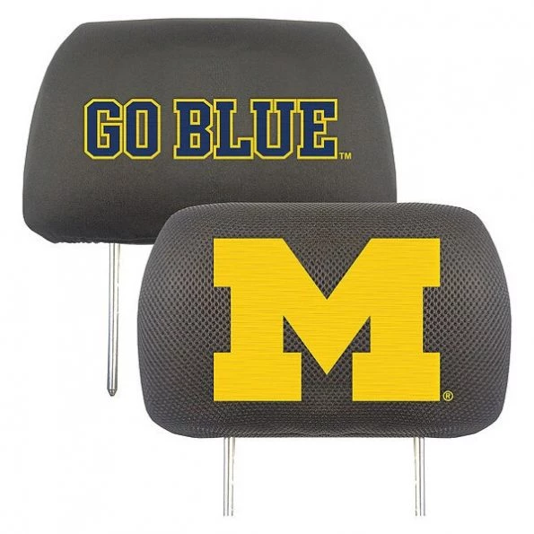 Fanmats Michigan Head Rest Cover, 10"x13" 1 Michigan Head Rest Cover, 10"x13"