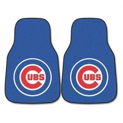 Chicago Cubs Carpeted Car Mats, 2Pc, PK2