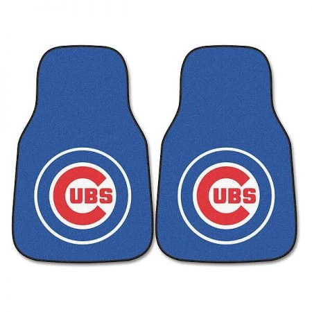 Fanmats Chicago Cubs Carpeted Car Mats, 2Pc, PK2