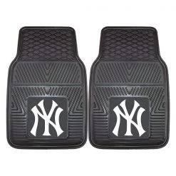 New York Yankees Vinyl Car Mats, 2Pc, PK2