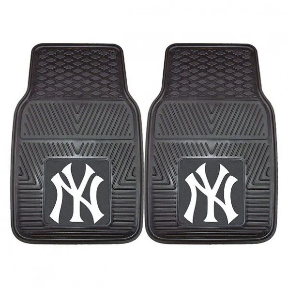 New York Yankees Vinyl Car Mats, 2Pc, PK2