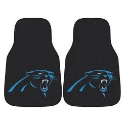 Carolina Panthers Carpeted Car Mats, PK2