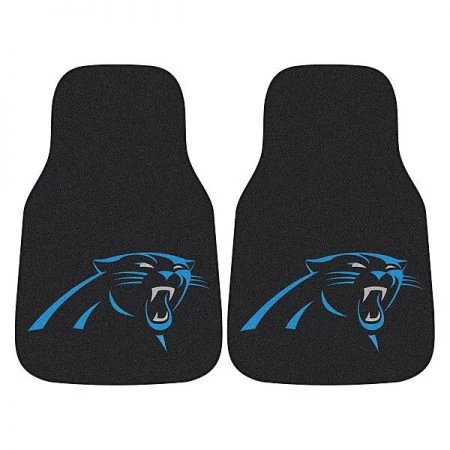 Fanmats Carolina Panthers Carpeted Car Mats, PK2