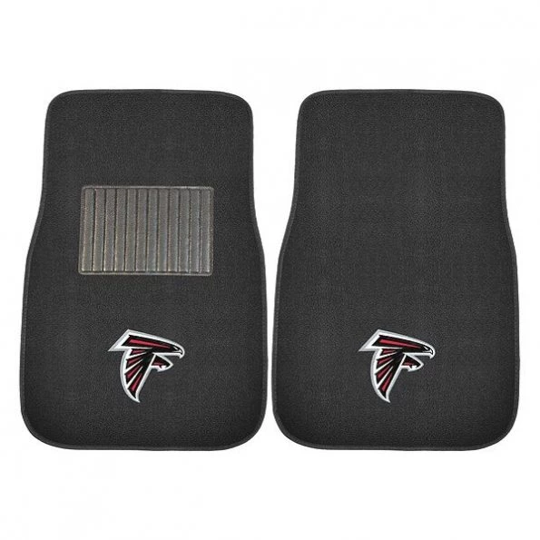 Atlanta Falcons Embroidered Car Mat, PK2