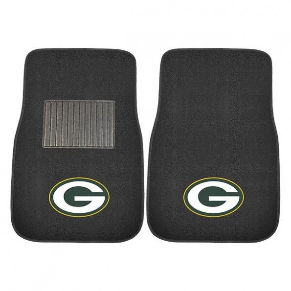 Green Bay Packers Car Mats, 2Pc, PK2