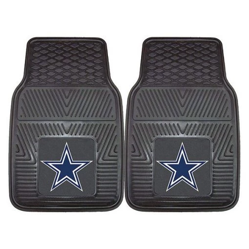Dallas Cowboys Vinyl Car Mats, 2Pc, PK2