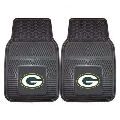 Green Bay Packers Vinyl Car Mats, 2Pc, PK2