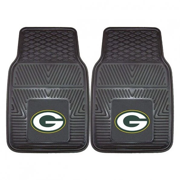 Green Bay Packers Vinyl Car Mats, 2Pc, PK2
