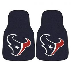 Houston Texans Carpeted Car Mats, 2Pc, PK2