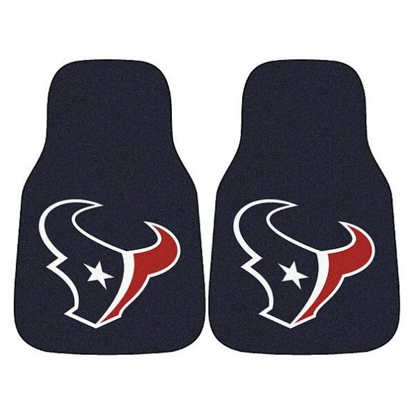 Houston Texans Carpeted Car Mats, 2Pc, PK2
