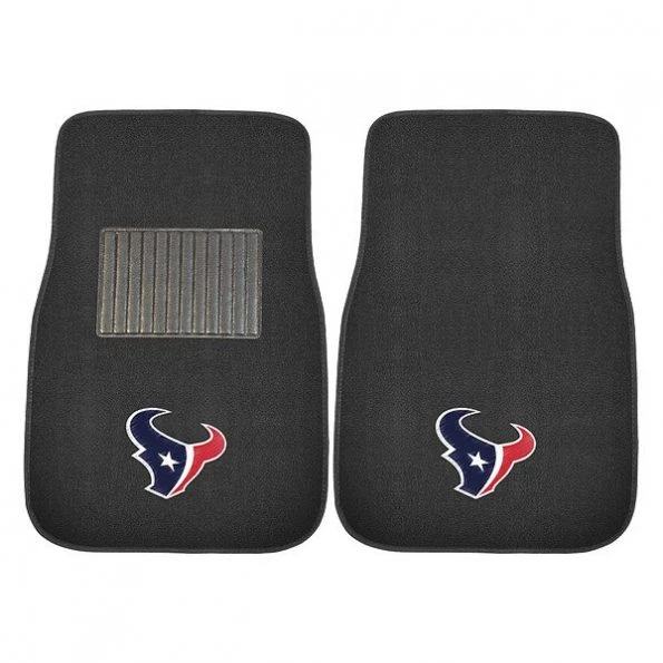 Houston Texans Embroidered Car Mats, PK2