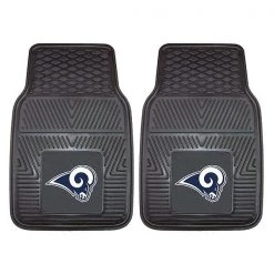 Los Angeles Rams Vinyl Car Mats, 2Pc, PK2