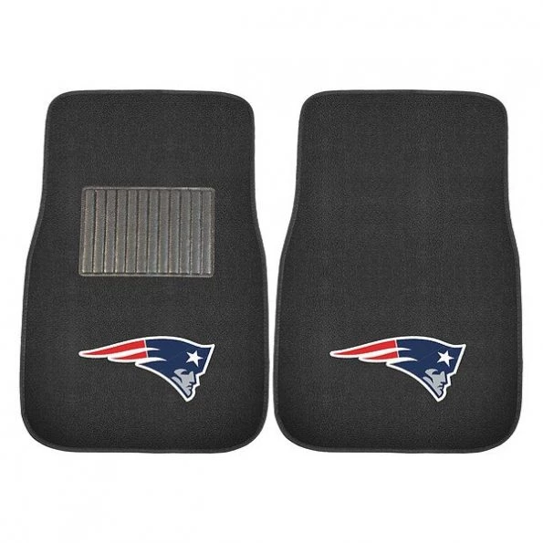 New England Patriots Car Mats, 2Pc, PK2