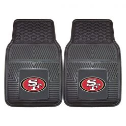 San Francisco 49ers Vinyl Car Mats, PK2