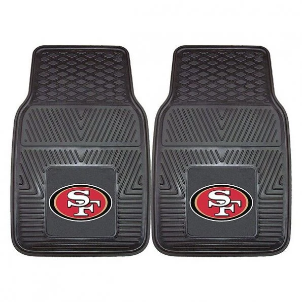 San Francisco 49ers Vinyl Car Mats, PK2