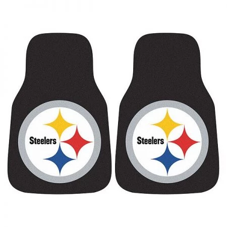 Fanmats Pittsburgh Steelers Carpet Car Mat, PK2