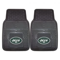 New York Jets Vinyl Car Mats, 2Pc, PK2