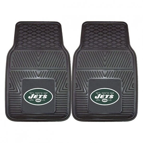 New York Jets Vinyl Car Mats, 2Pc, PK2