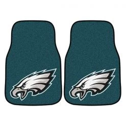 Philadelphia Eagles Carpet Car Mat, PK2