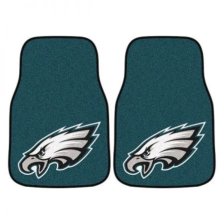 Fanmats Philadelphia Eagles Carpet Car Mat, PK2