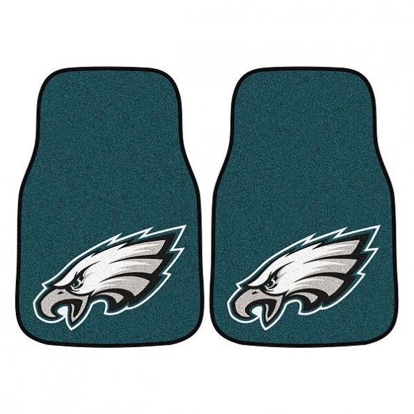 Philadelphia Eagles Carpet Car Mat, PK2